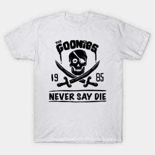 THE GOONIES LOGO BLACK T-Shirt